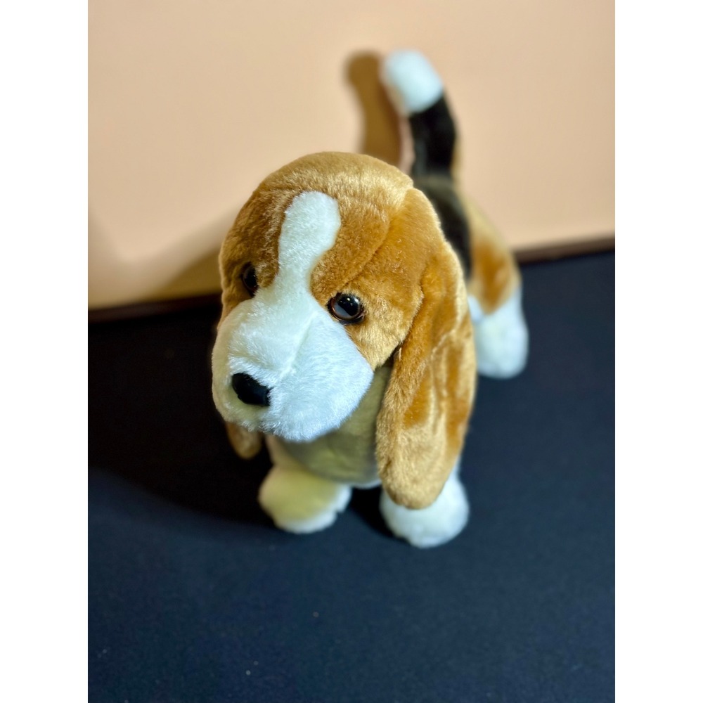 Douglas Cuddle Toy Harold Basset Hound Plush Dog Realistic Stuffed Animal # 2012